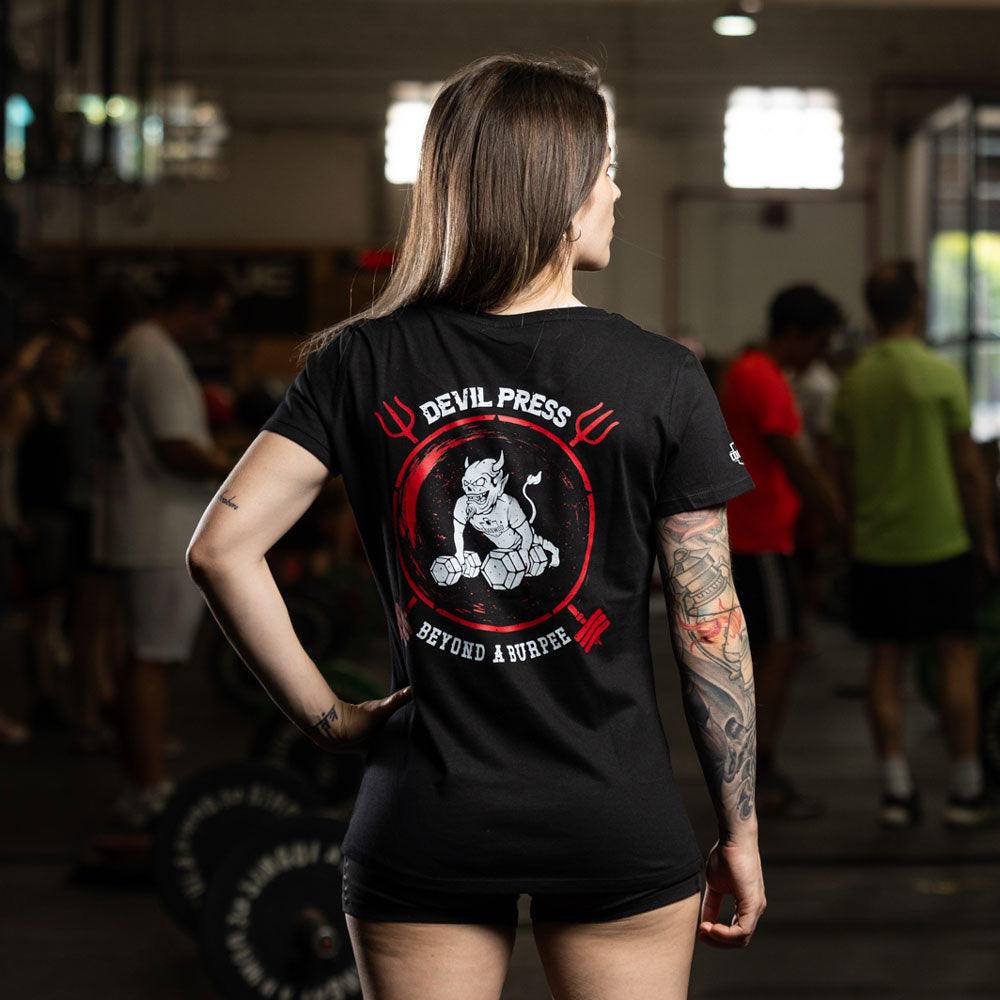 Cocowod ropa crosstraining Camiseta Mujer modelo Devil Press | T-Shirt