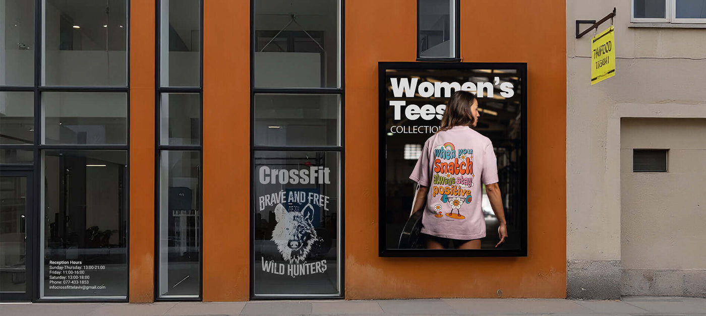 Ropa crosstraining para mujer: camiseta de algodón orgánico ligera y transpirable con corte lateral.