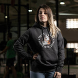 sudadera hoodie capucha cremallera oversized mujer algodón crosstraining ropa cocowod atleta